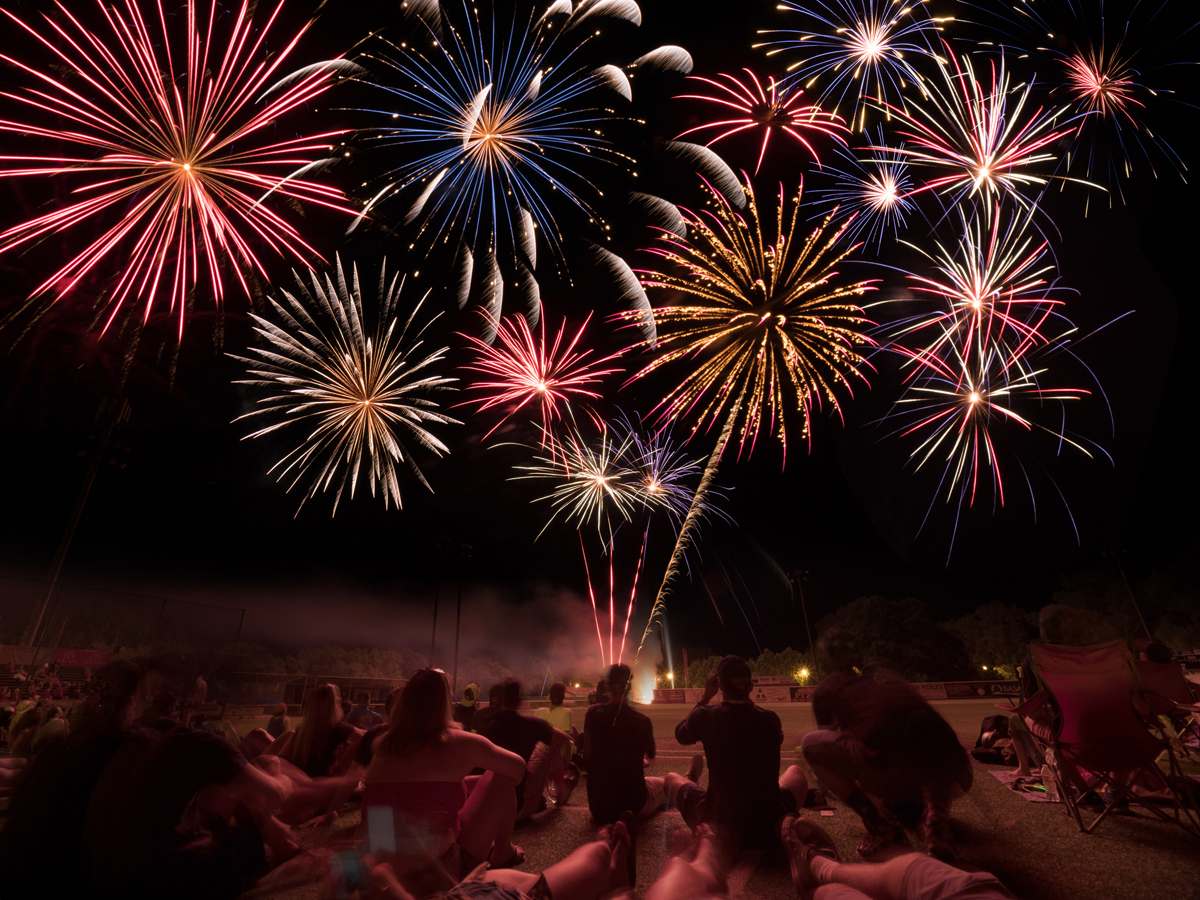 Lincoln 4th Of July Celebration Fireworks in Lincoln, California